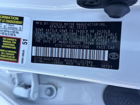 Certified 2024 Toyota Camry LE image 34