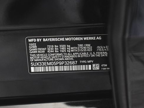 Used 2023 BMW X7 M60i w/ Executive Package AWD/4WD image 19