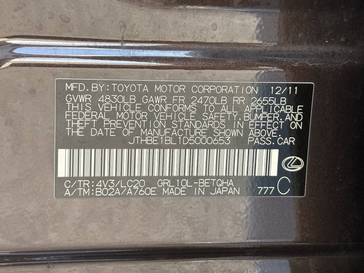 Used 2013 Lexus GS 350 RWD image 34