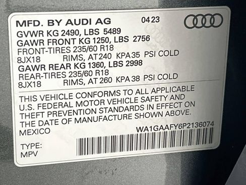 Used 2023 Audi Q5 2.0T Premium w/ Convenience Package AWD/4WD image 33