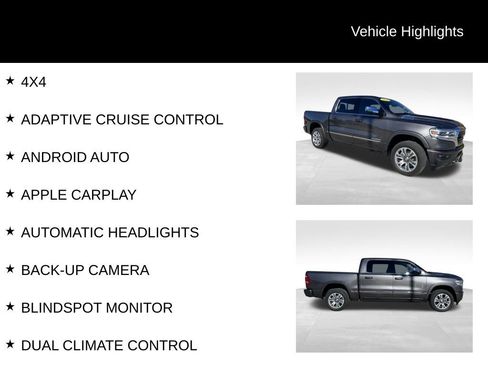 Used 2023 RAM 1500 Limited w/ Body Color Bumper Group image 8