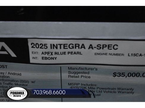 New 2025 Acura Integra A-Spec image 34