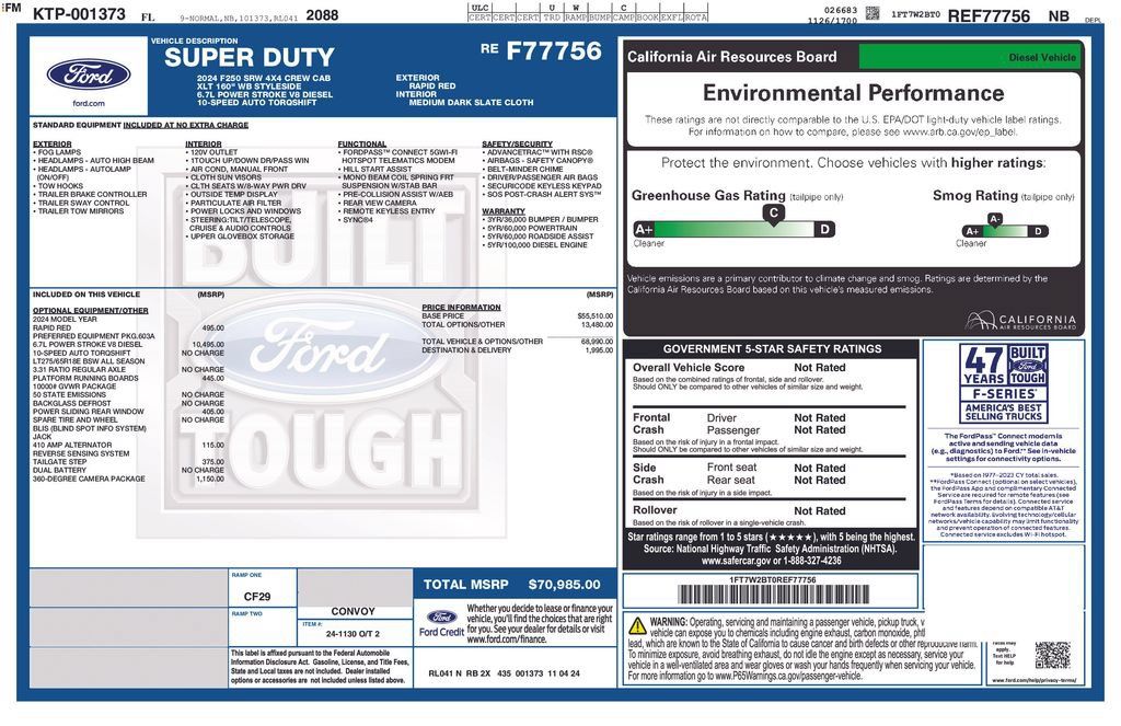 Certified 2024 Ford F250 XLT w/ 360-Degree Camera Package AWD/4WD image 6