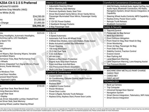 New 2026 MAZDA CX-5 Preferred AWD/4WD image 33