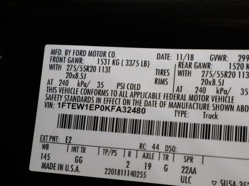 Used 2019 Ford F150 XL w/ Equipment Group 101A Mid image 17