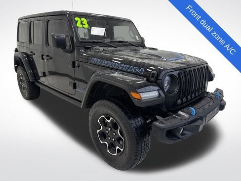 Used 2023 Jeep Wrangler Unlimited Rubicon 4xe w/ Steel Bumper Group image 3