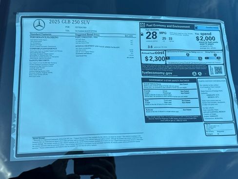 New 2025 Mercedes-Benz GLB 250 250 image 29