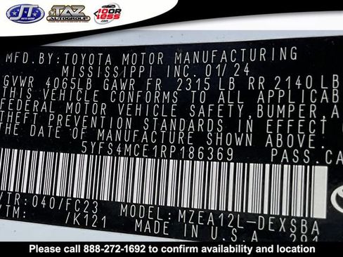 Used 2024 Toyota Corolla SE image 19