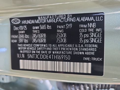 New 2026 Hyundai Santa Cruz SEL image 36