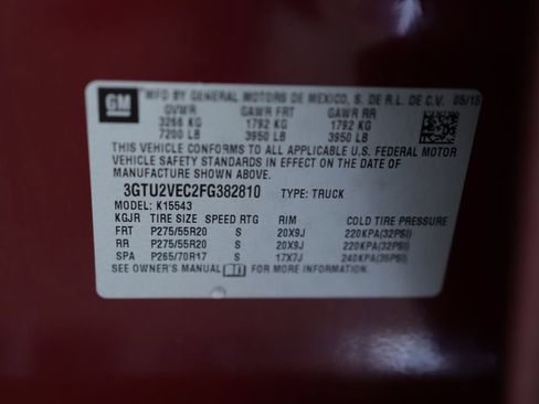 Used 2015 GMC Sierra 1500 SLT AWD/4WD image 40