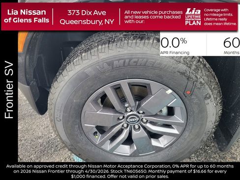 New 2026 Nissan Frontier SV w/ Tow Package image 11