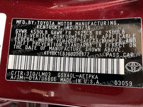 Used 2016 Toyota Avalon Limited image 35