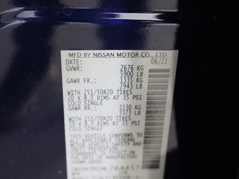 Used 2022 Nissan Pathfinder Platinum w/ Cargo Package FWD image 41