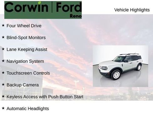 Certified 2024 Ford Bronco Sport Heritage w/ Heritage Convenience Package AWD/4WD image 7