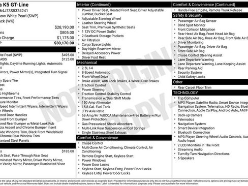 Used 2025 Kia K5 GT-Line FWD image 25