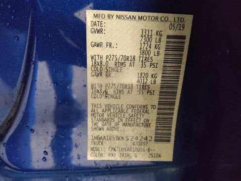 Used 2019 Nissan Titan PRO-4X w/ Pro-4x Convenience Package image 33