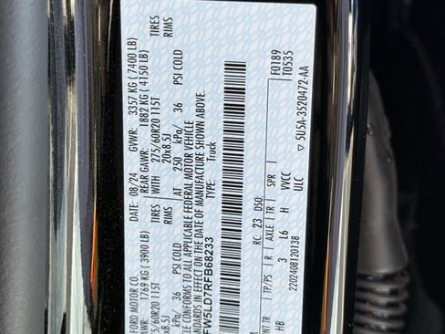 Certified 2024 Ford F150 Lariat w/ FX4 Off-Road Package image 33