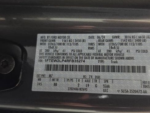 Certified 2024 Ford F150 STX w/ Equipment Group 201A FX4 AWD/4WD image 10
