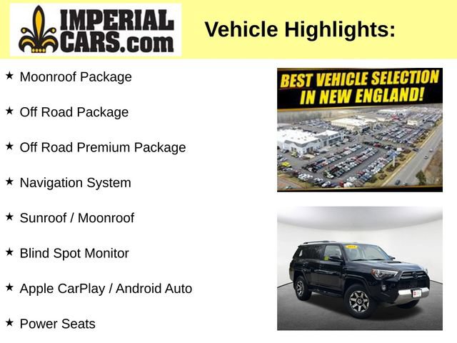 Certified 2024 Toyota 4Runner TRD Off-Road Premium w/ Moonroof Package AWD/4WD image 3