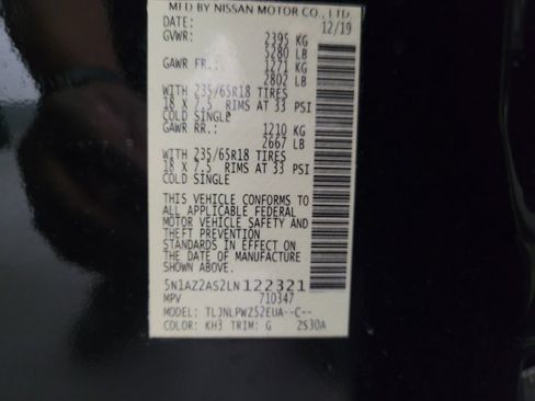 Used 2020 Nissan Murano S w/ Technology Package image 33