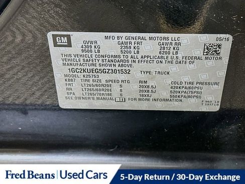 Used 2016 Chevrolet Silverado 2500 W/T w/ Snow Plow Prep Package image 32