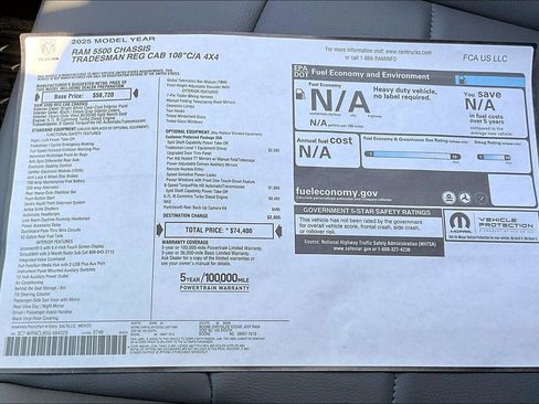 New 2025 RAM 5500 Tradesman image 14