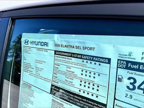 New 2026 Hyundai Elantra Sport FWD image 14