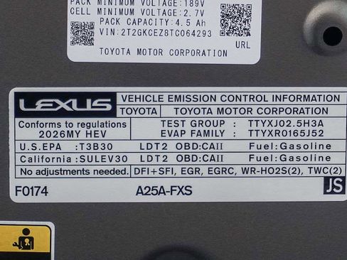 Used 2026 Lexus NX 350h AWD w/ Accessory Package (Z2) image 28