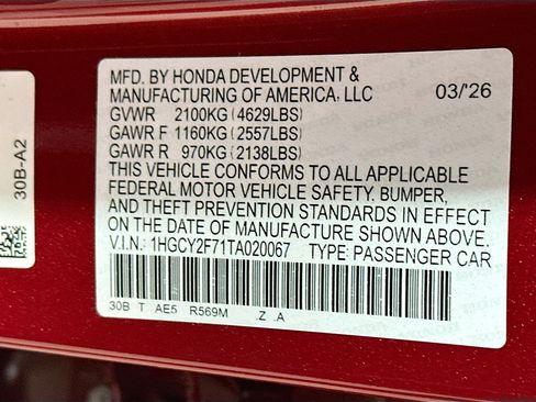 New 2026 Honda Accord Sport image 33