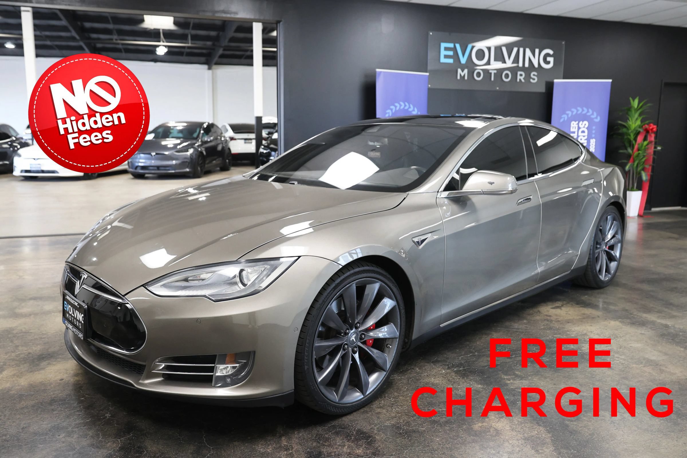 Used 2015 Tesla Model S P85D AWD/4WD image 1