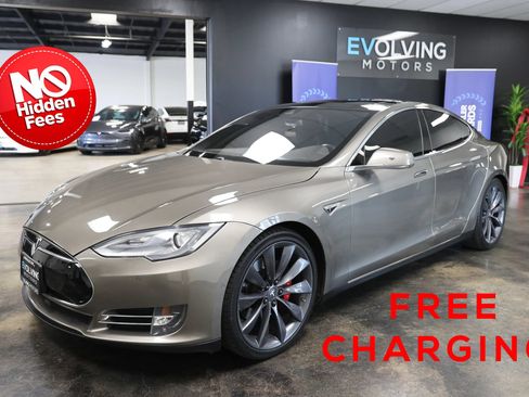 Used 2015 Tesla Model S P85D AWD/4WD image 1