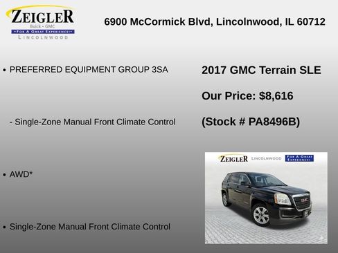 Used 2017 GMC Terrain SLE AWD/4WD image 6