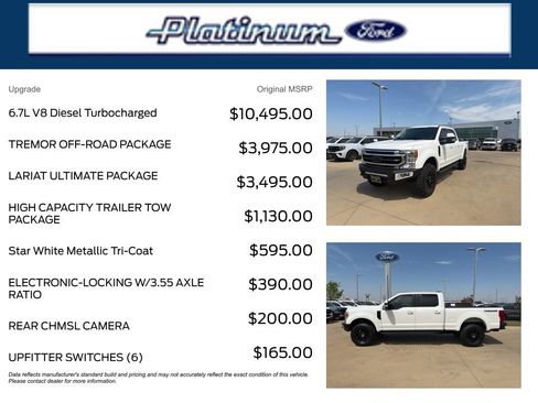 Used 2020 Ford F250 Lariat w/ Tremor Off-Road Package image 11