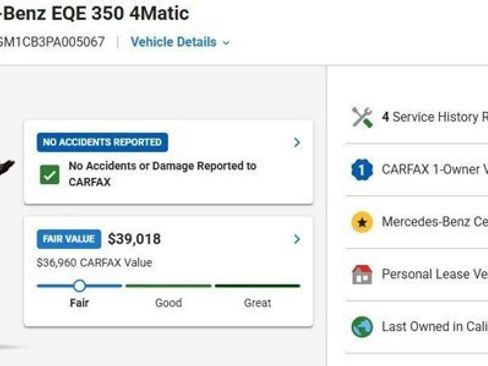 Certified 2023 Mercedes-Benz EQE 350+ 4MATIC SUV image 3