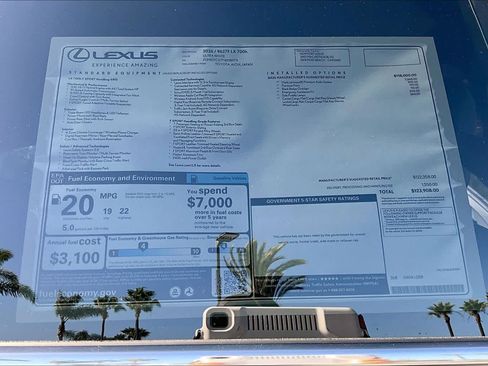 New 2026 Lexus LX 700h F Sport AWD/4WD image 22