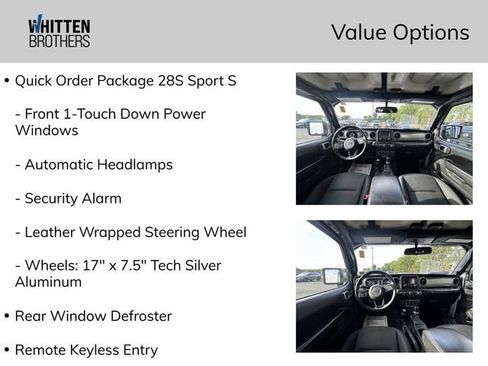 Used 2019 Jeep Wrangler Unlimited Sport S AWD/4WD image 8