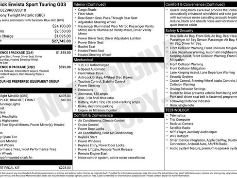 Used 2024 Buick Envista Sport Touring w/ Convenience I Package FWD image 6