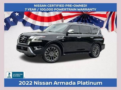 Certified 2022 Nissan Armada Platinum w/ Captain's Chairs Package