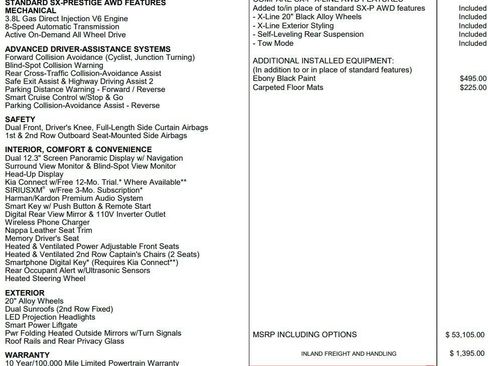 Used 2024 Kia Telluride SX Prestige X-Line image 2