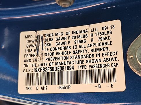 Used 2013 Honda Civic LX image 34