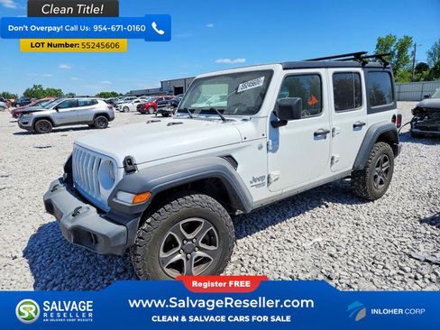 Used 2019 Jeep Wrangler Unlimited Sport S AWD/4WD image 1