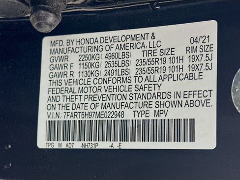 Used 2021 Honda CR-V Touring image 12