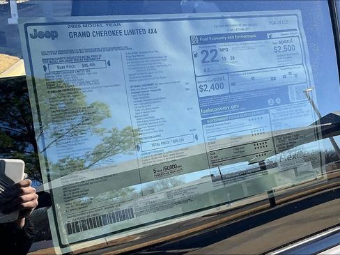 New 2025 Jeep Grand Cherokee Limited w/ Trailer Tow Package image 19