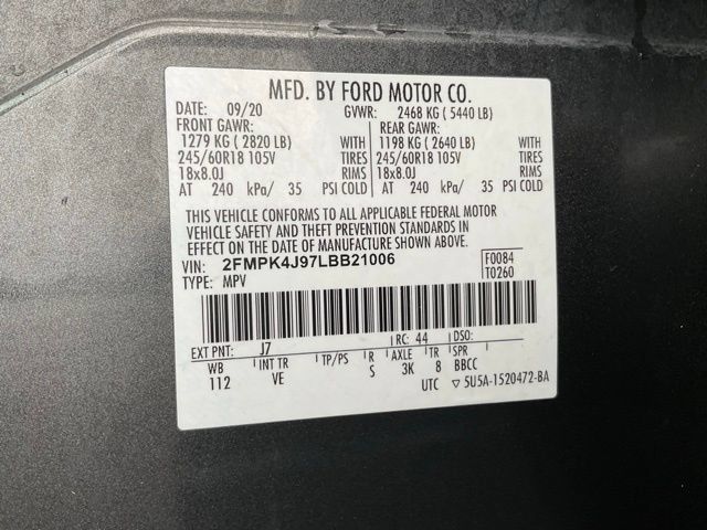 Used 2020 Ford Edge SEL w/ Convenience Package AWD/4WD image 45