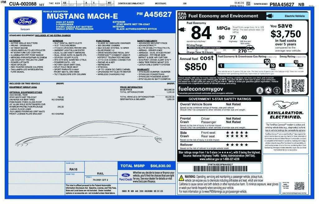 Used 2023 Ford Mustang Mach-E GT AWD/4WD image 3