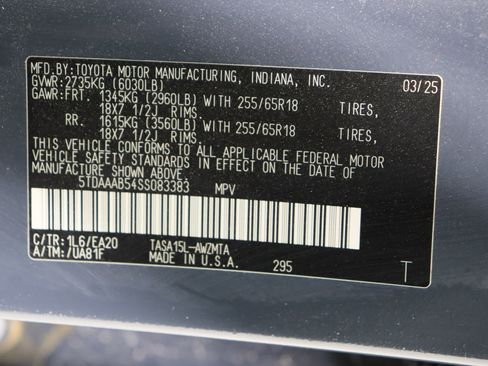 Certified 2025 Toyota Grand Highlander AWD image 44