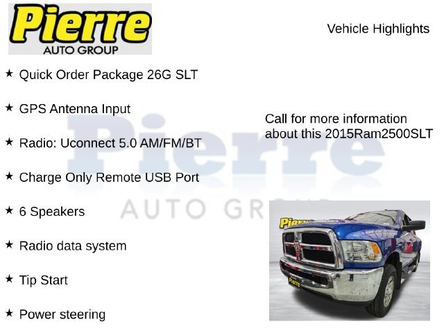 Used 2015 RAM 2500 SLT AWD/4WD image 7