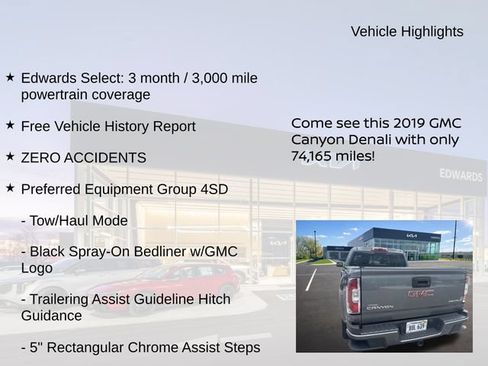 Used 2019 GMC Canyon Denali AWD/4WD image 11