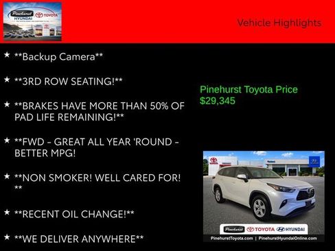 Used 2023 Toyota Highlander LE FWD image 14