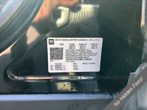 Used 2021 Chevrolet Equinox LT w/ LPO, Floor Liner Package AWD/4WD image 30